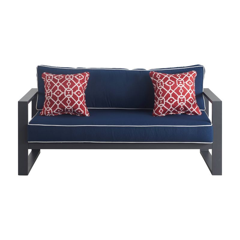 Monterey Outdoor Sofa - Gunmetal - Finch