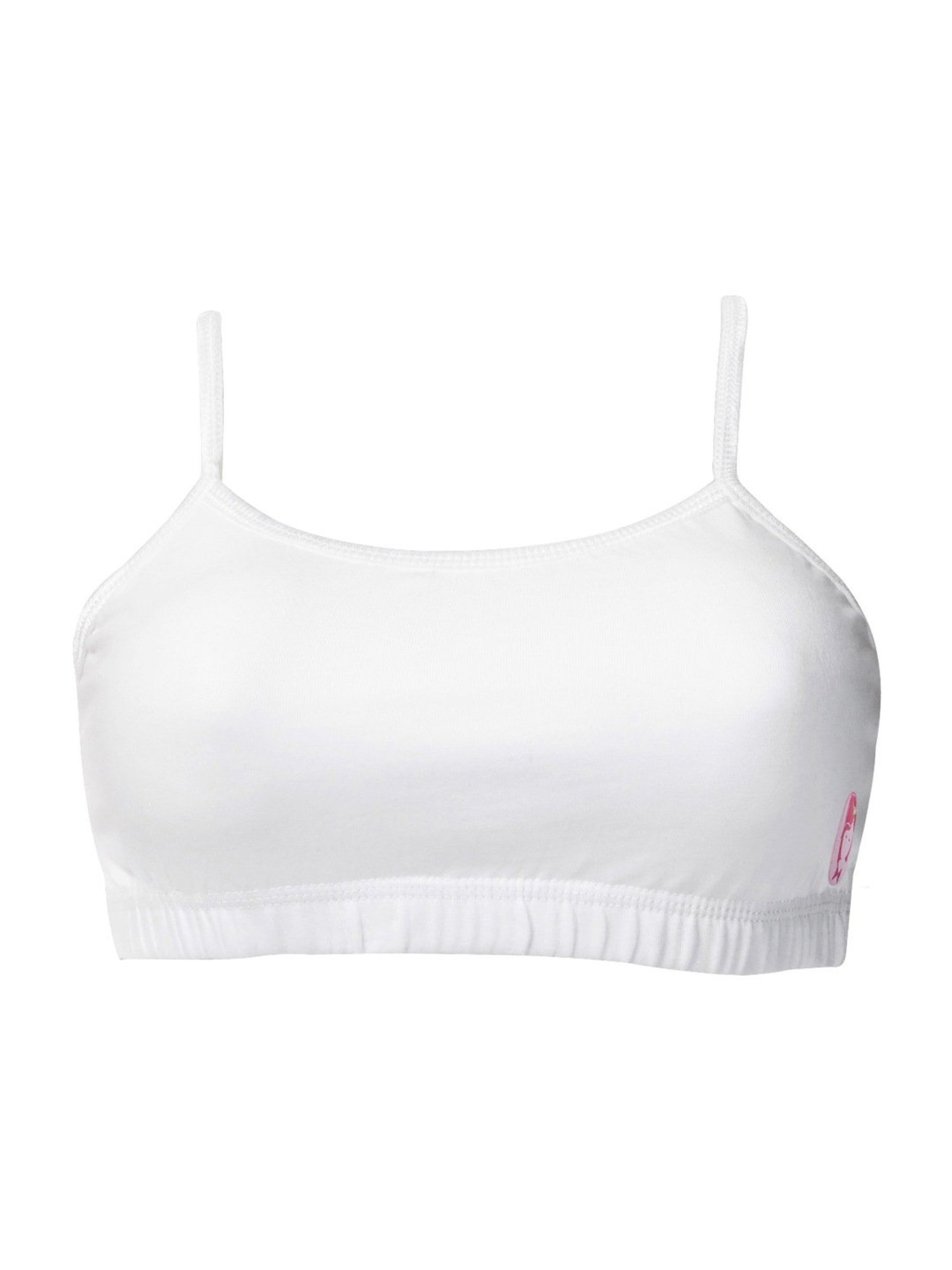 D'chica Kids Multicolor Cotton Printed Bras - Pack of 2