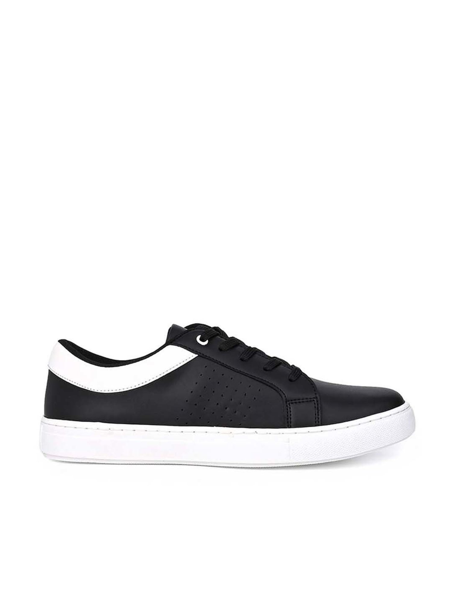Styli Men's Black Casual Sneakers