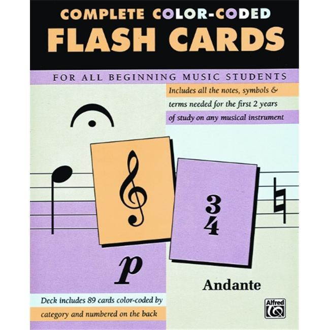 Alfred 89 Color-Coded Flash Cards