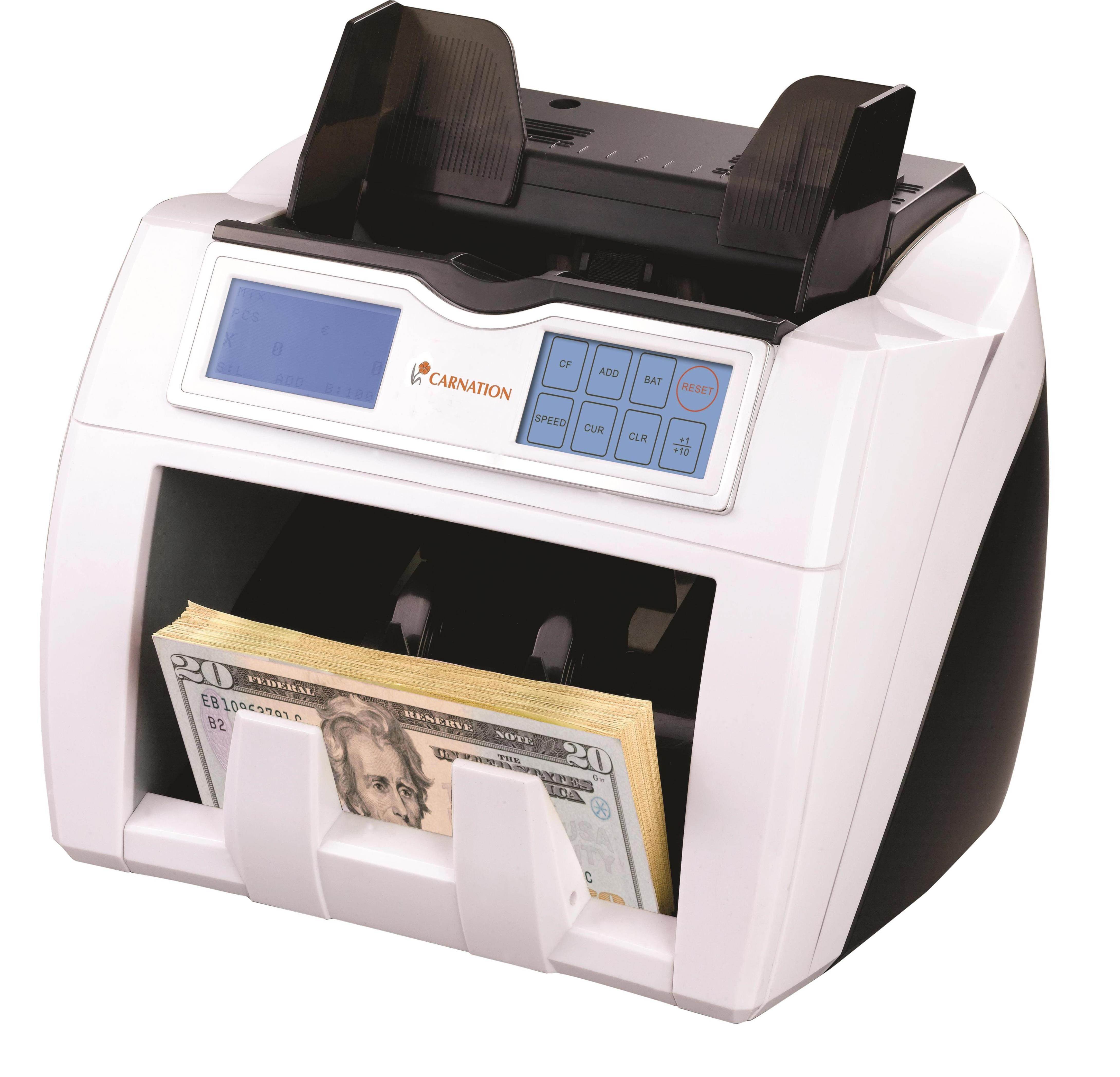 Carnation CR2 Bank-Grade Bill Counter (1500 Bills/Min)