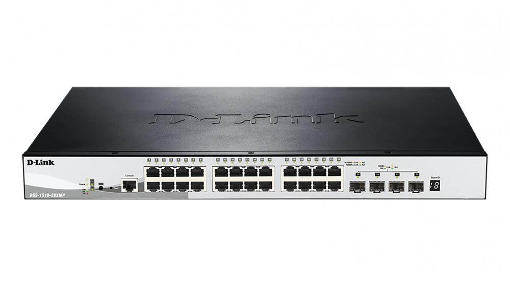 D-Link DGS-1510-28XMP SmartPro Stackable 28-Port GBPoE Switch