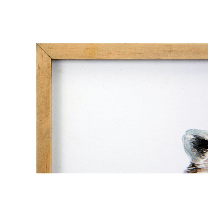 Set of 6 Animal Portrait Wood Wall Art - 3R Studios