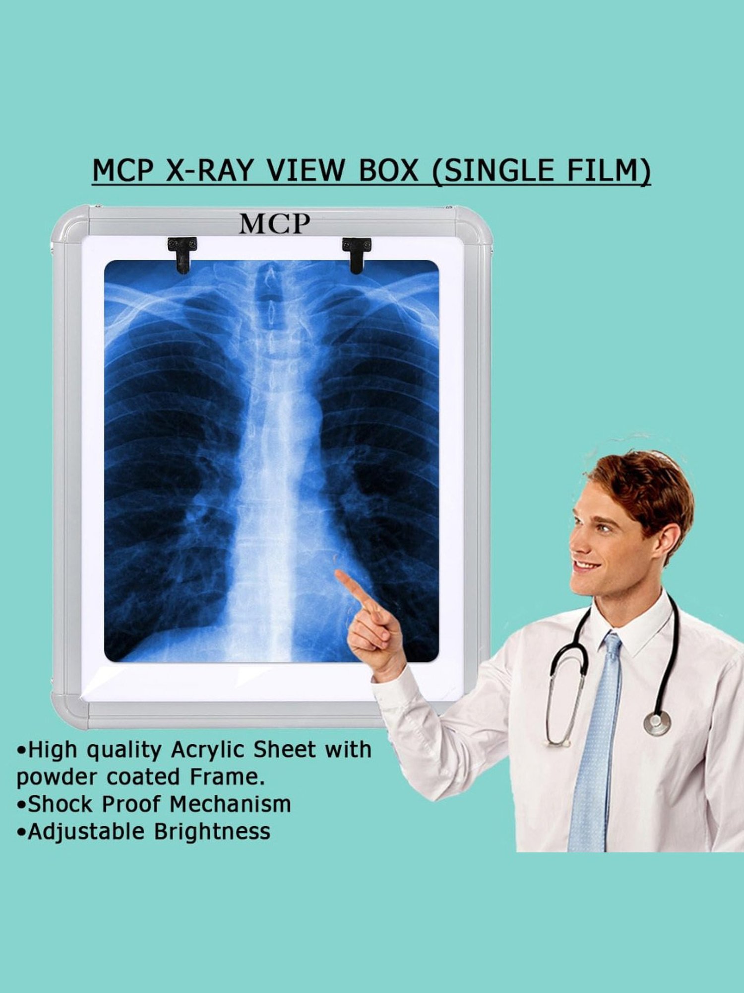 MCP Single Film X-Ray LED View Box (White)