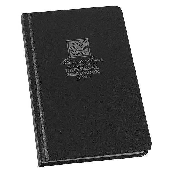 RITE IN THE RAIN 770F Bound Notebook,Uni,4-3/4in. x 7-1/2in.