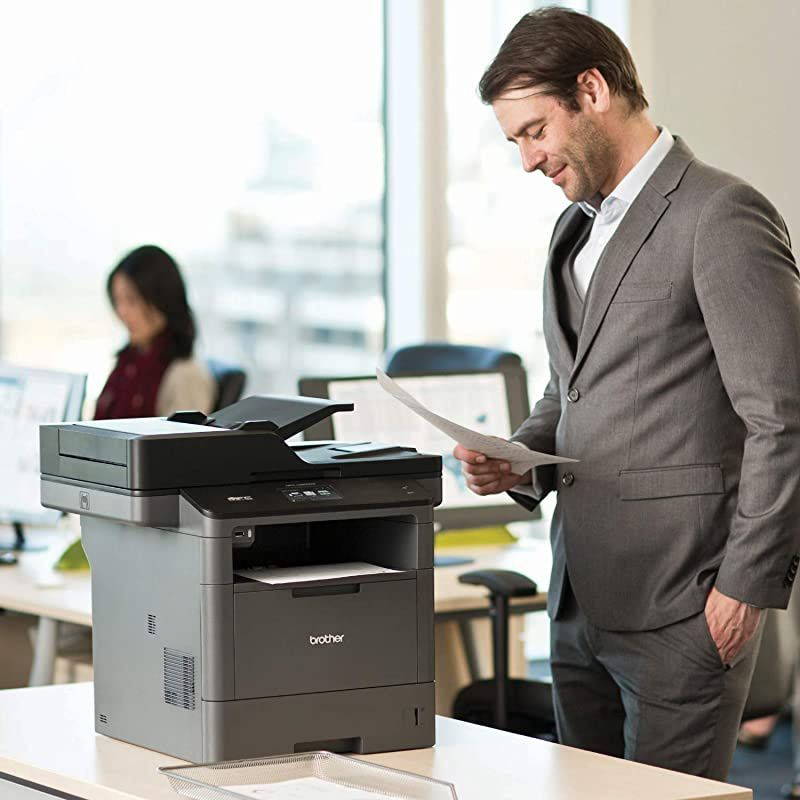 Monochrome Laser Printer Multifunction Printer AllinOne Printer MFCL5800DW Wireless Networking Mobile Printing Scanning Duplex Printing  Dash Replenishment Ready