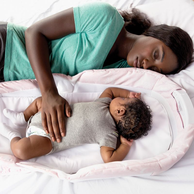 Baby Delight Snuggle Nest Harmony Portable Infant Sleeper - Pink Baby