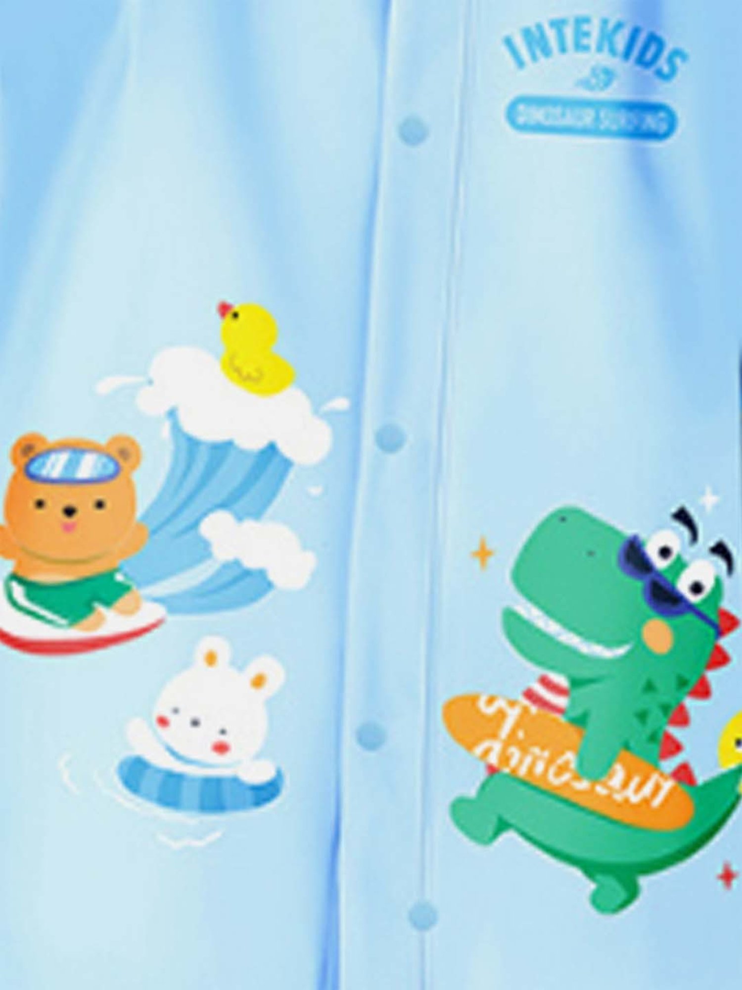 Little Surprise Box Kids Pink Printed Full Sleeves Raincoat