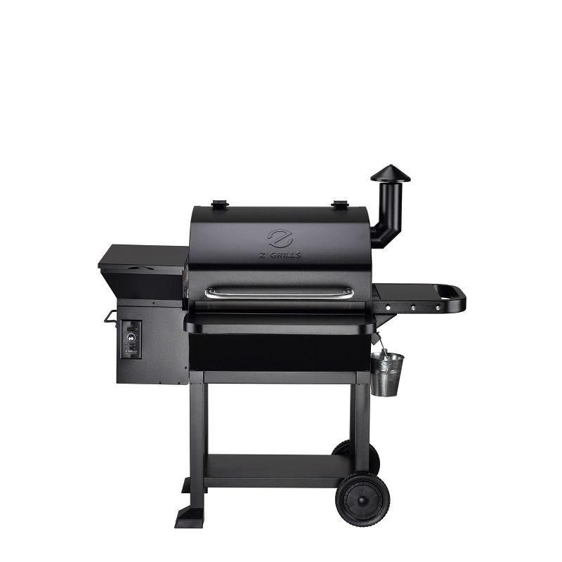 Z Grills Black Elk ZPG-10002B Wood Pellet Grill and Smoker 7-in-1 BBQ Grill