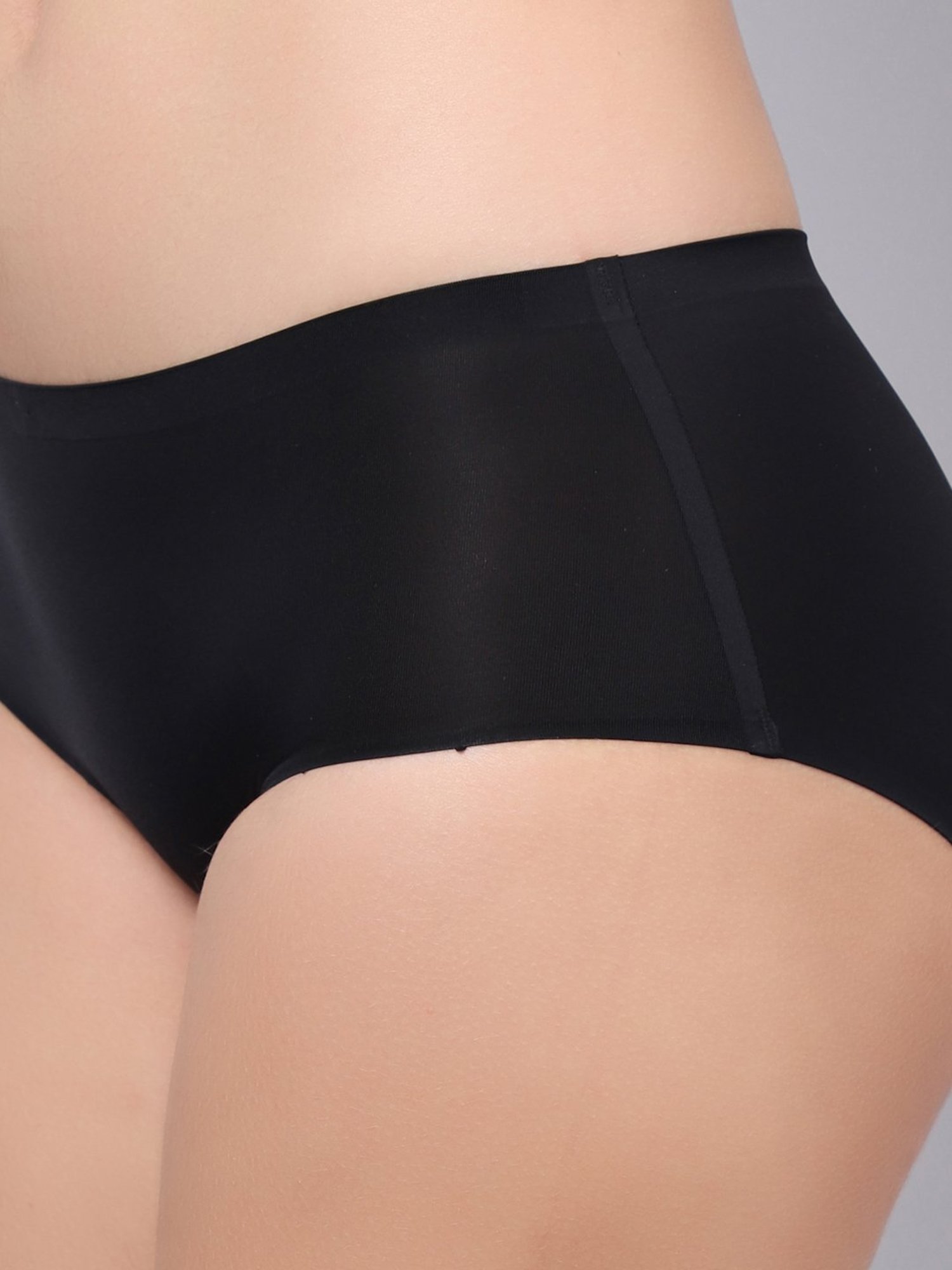 Erotissch Black Seamless Bikini Panty