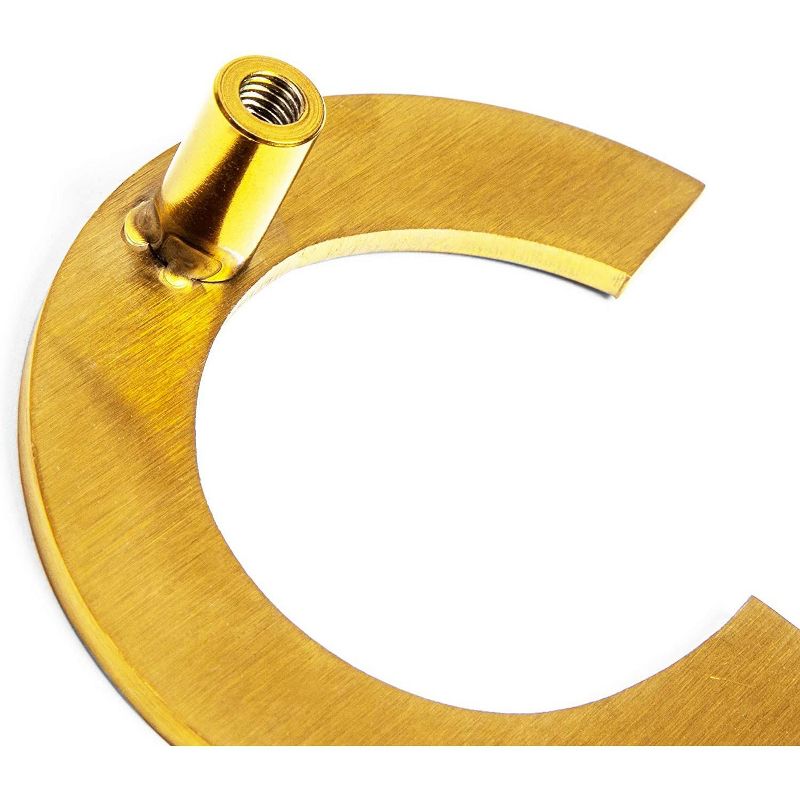 House Numbers Mounting Plate Black 3 Spaces - Hearth & Hand™ with Magnolia