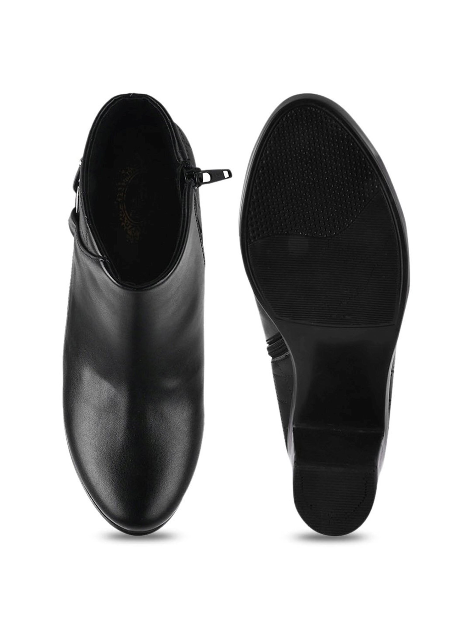 Shoetopia Women's Black Casual Boots