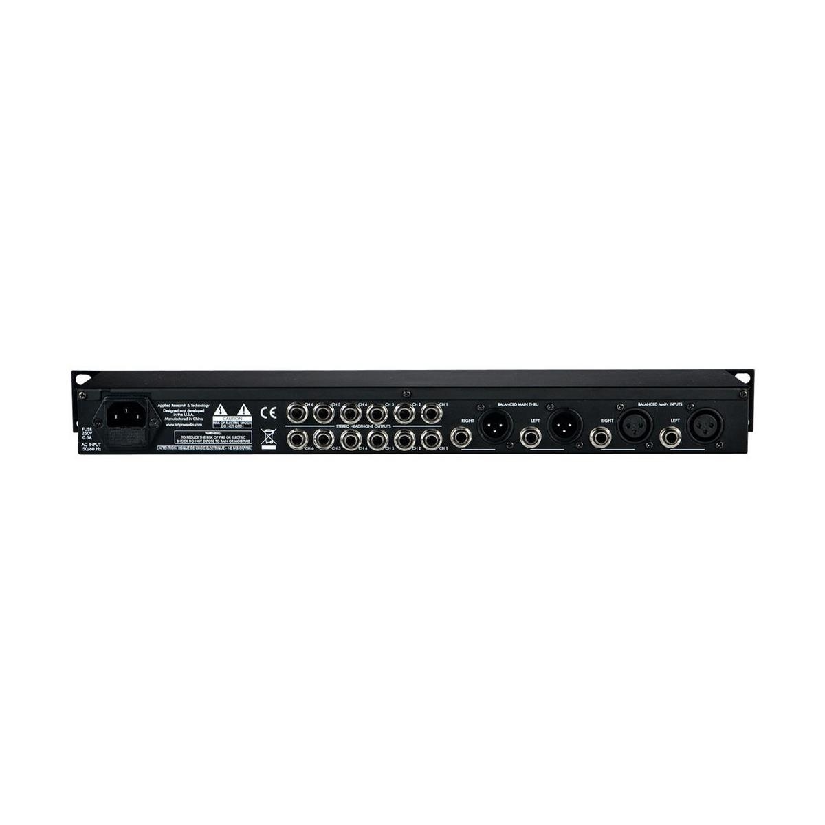 ART HeadAmp6 6-Channel Rack mount Headphone Amplifier Amp NEW
