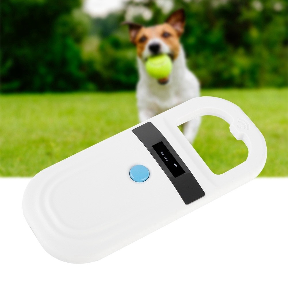 ISO FDX-B 134.2Khz Animal ID Reader OLED Portable Pet RFID Microchip Scanner