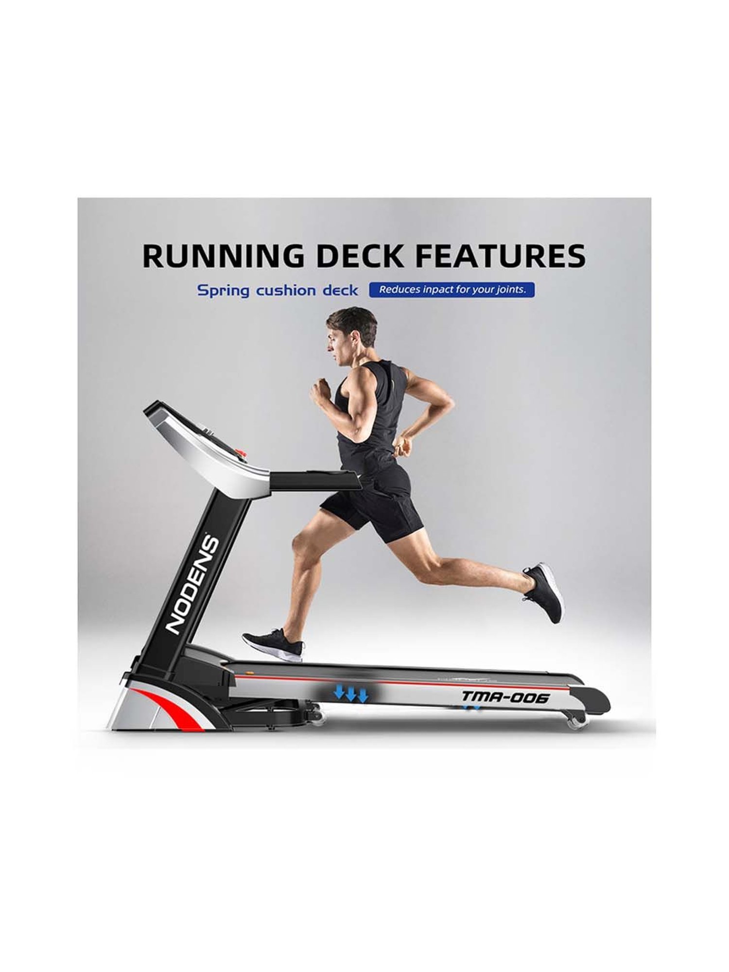 Nodens Black Treadmill (Size 6)