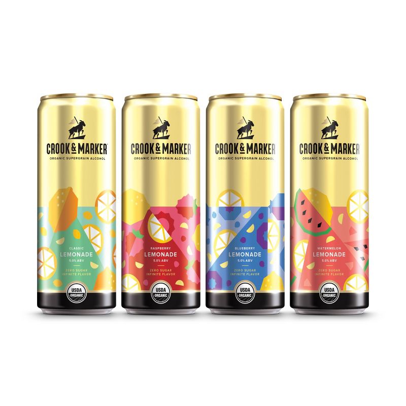 Crook & Marker Spiked Lemonade - 8pk/11.5 fl oz Cans