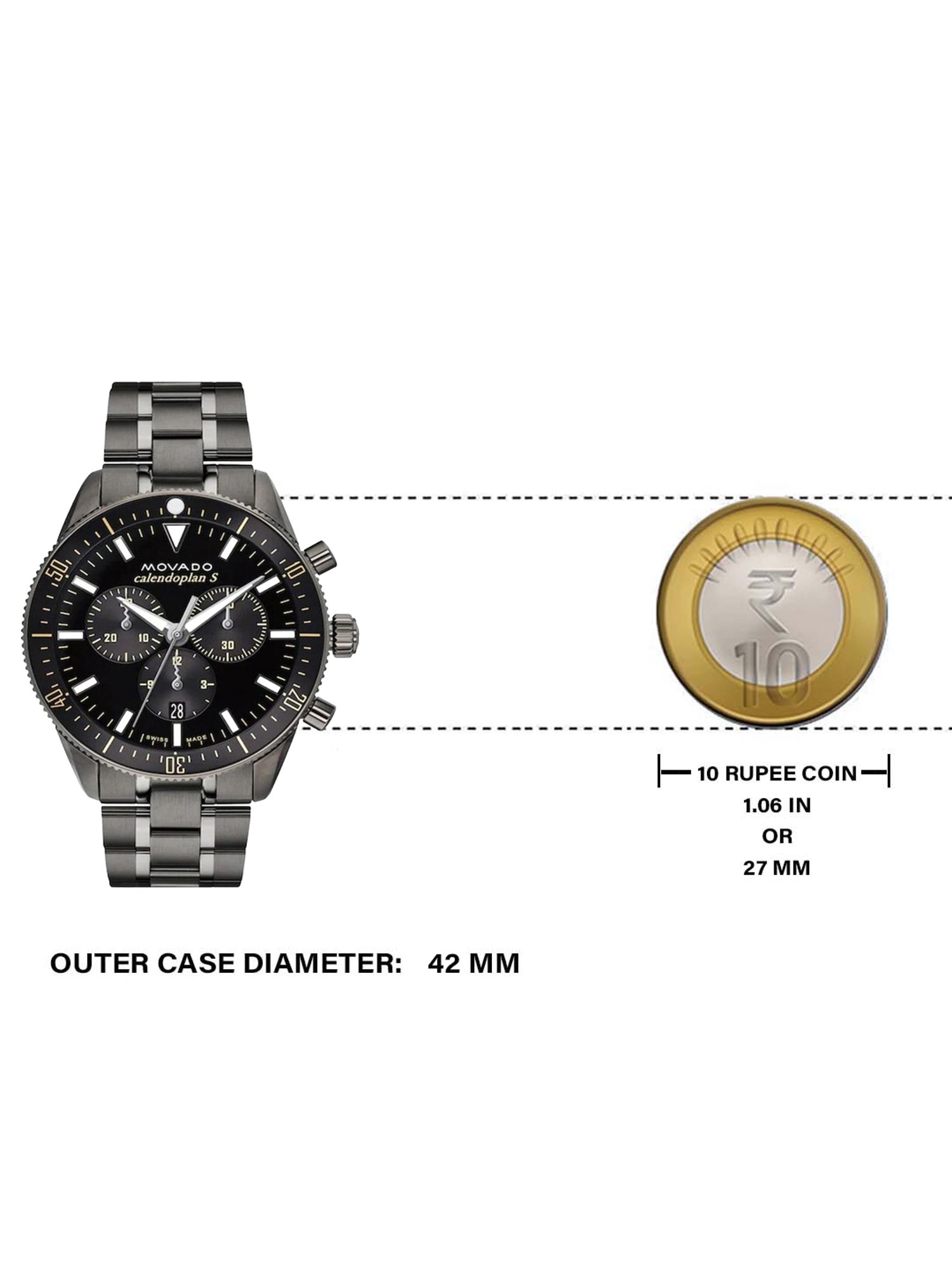 Movado MGI-3650125 Heritage Analog Watch for Men