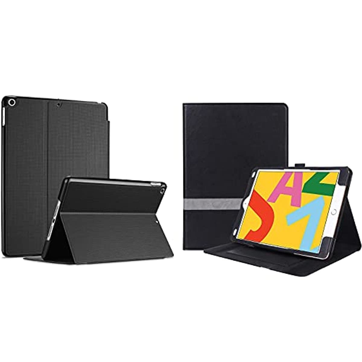 ProCase iPad 10.2 Case 2020 iPad 8th Generation / 2019 iPad 7th Generation Case Bundle with Leather Stand Folio Cover Case with Multi-Angle Viewing and Pencil Holder for 10.2" iPad 8th Gen / 7th Gen