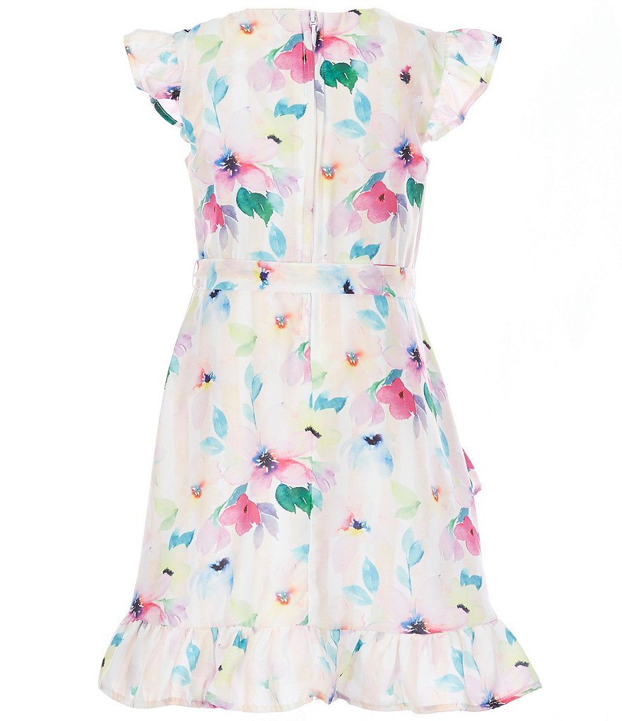 Zunie Little Girls 2T-6X Unicorn Rainbow Tutu Dress