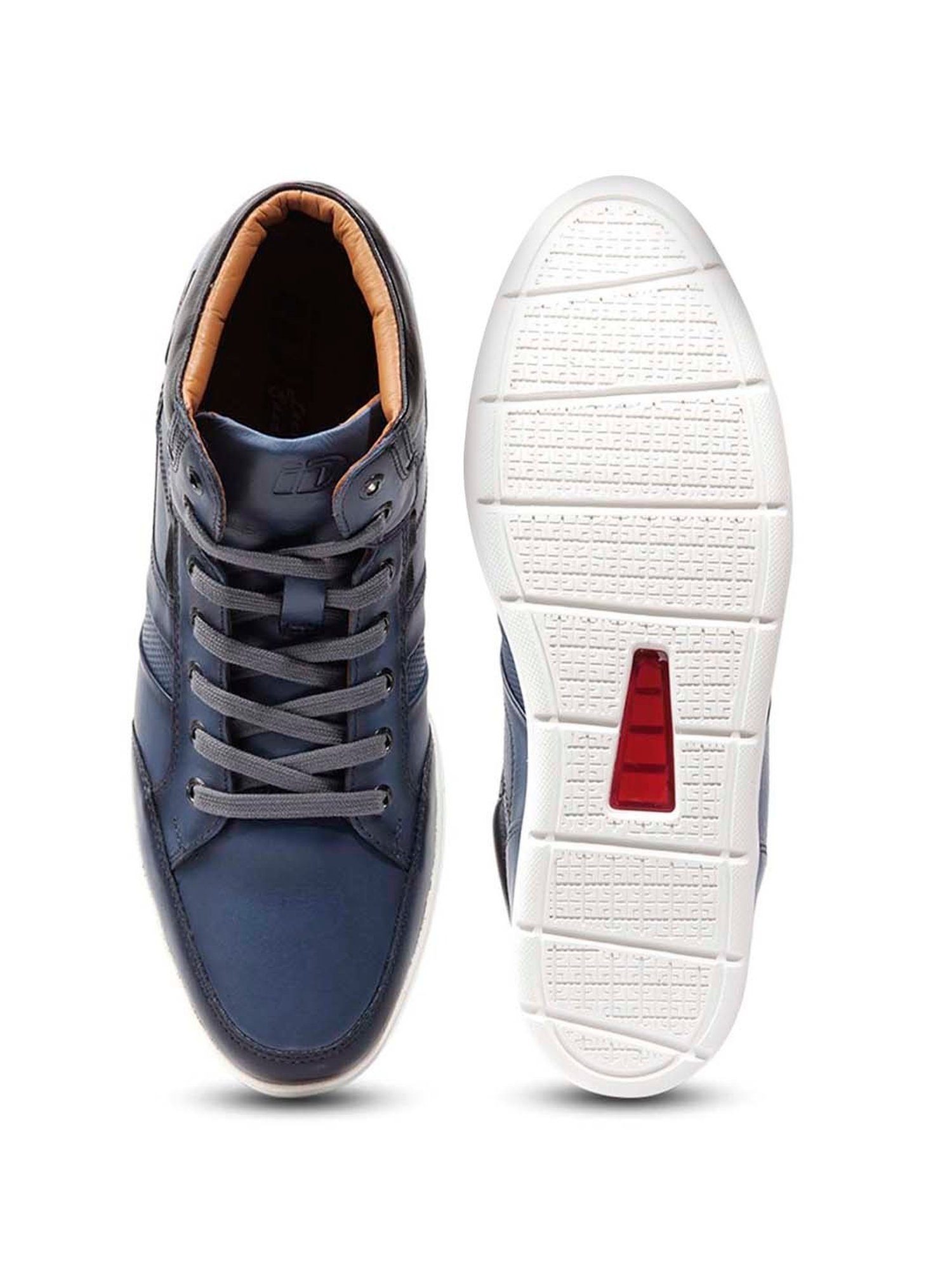 ID Men's Blue Ankle High Sneakers