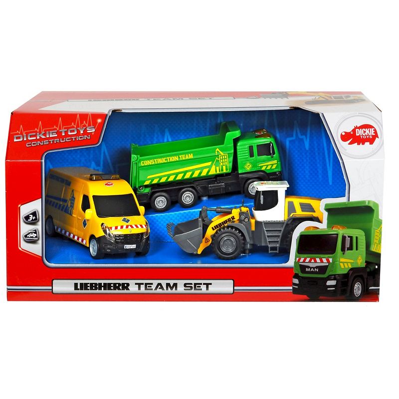 Dickie Toys - Liebherr Construction Team with Liebherr L538 Front Loader