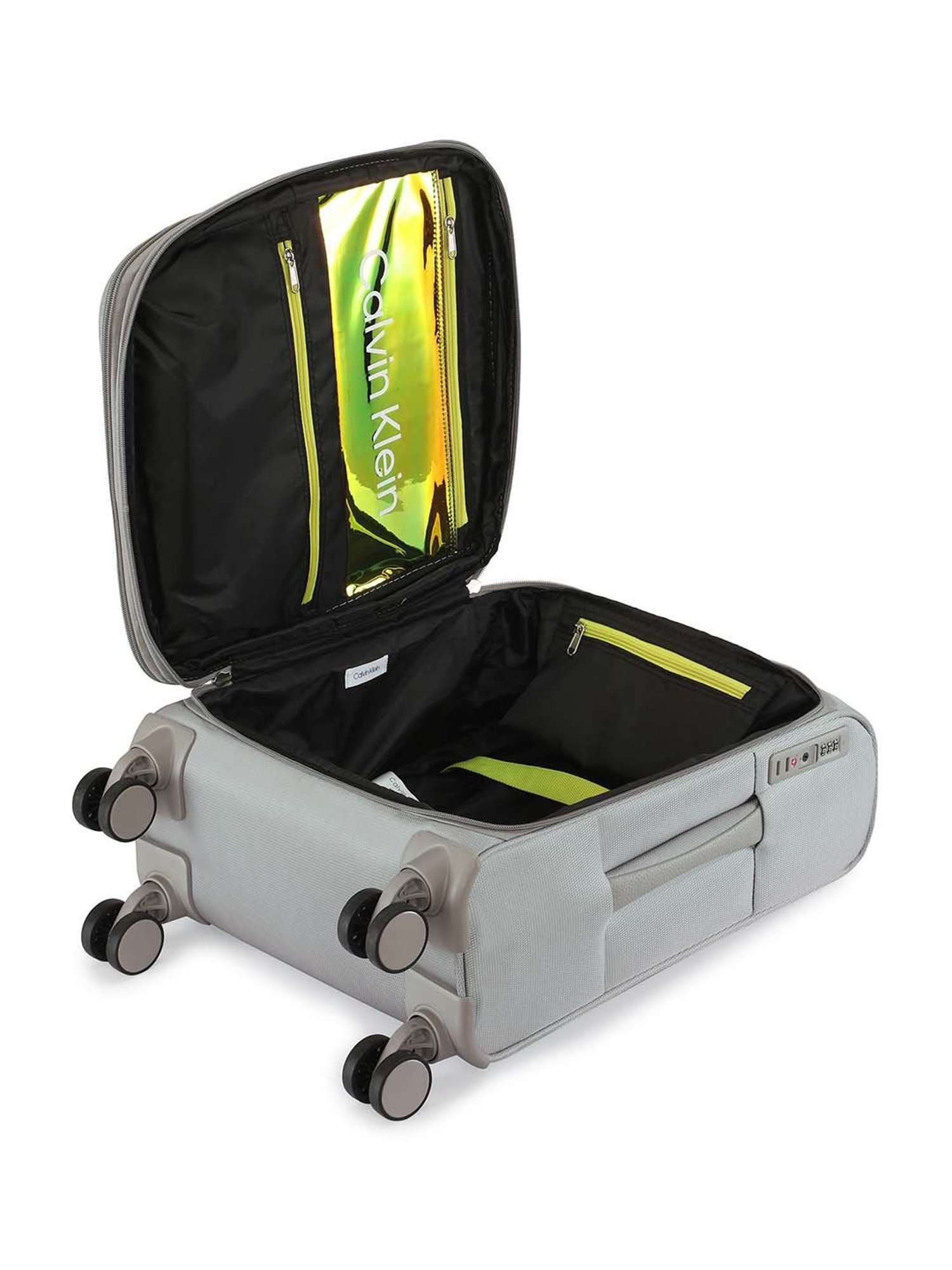 CALVIN KLEIN Stone 8 Wheels Small Soft Cabin Trolley Bag 40cm