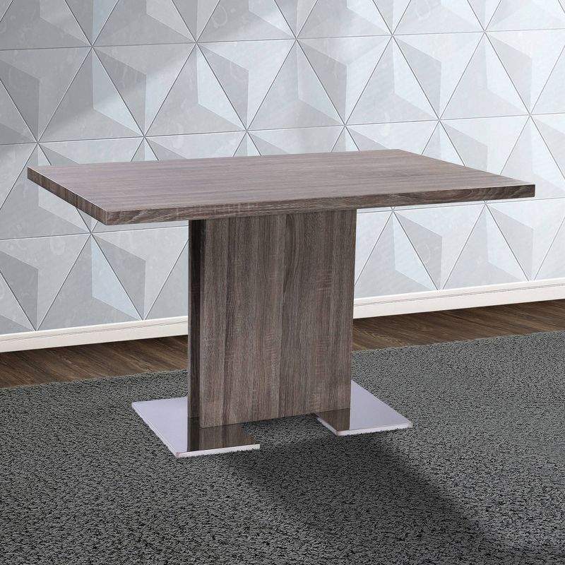 Lukin Dining Table Steel - Modern Home