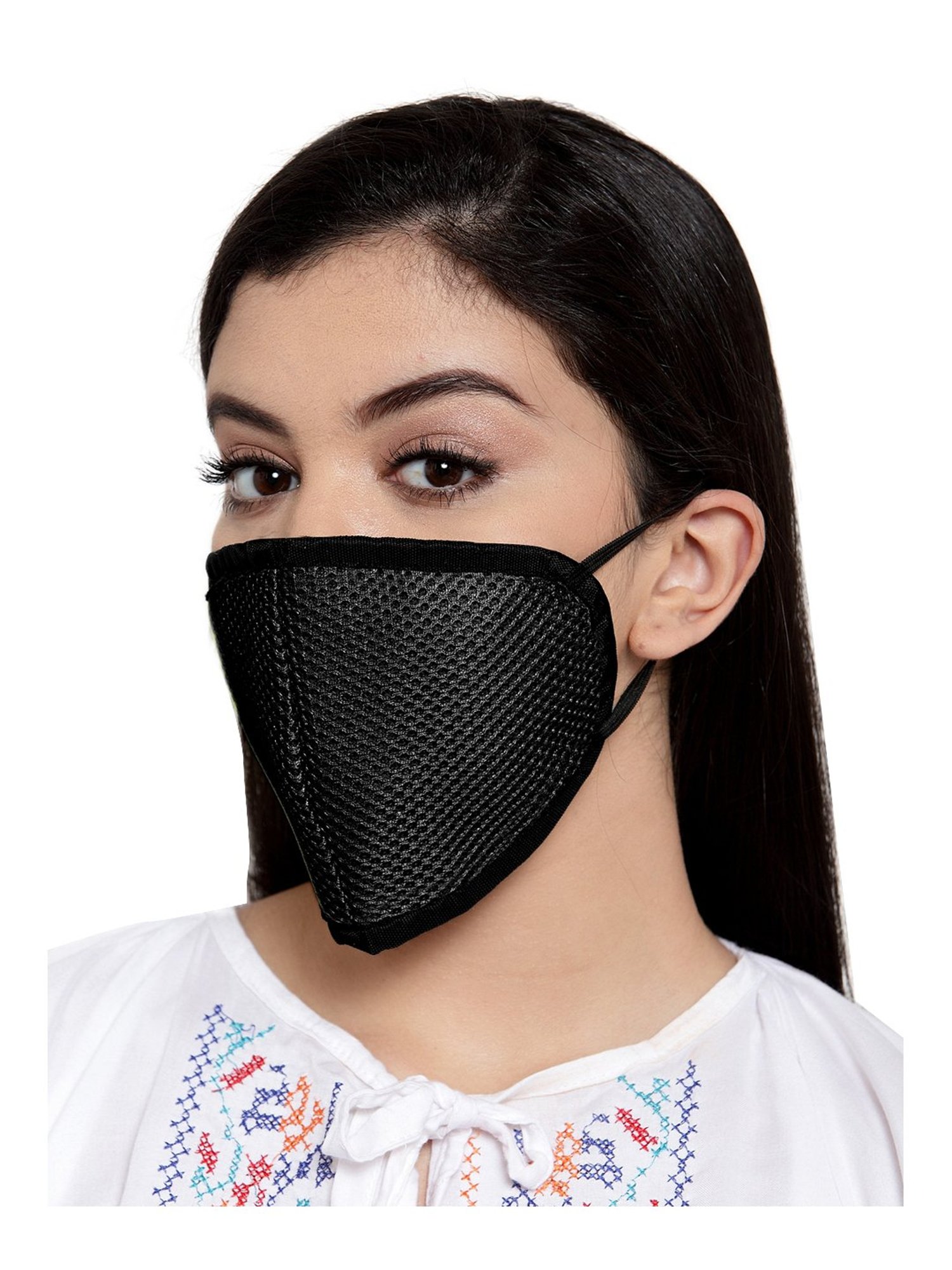 Teakwood 3 Layered Anti Pollution Reusable Face Masks - Pack of 7