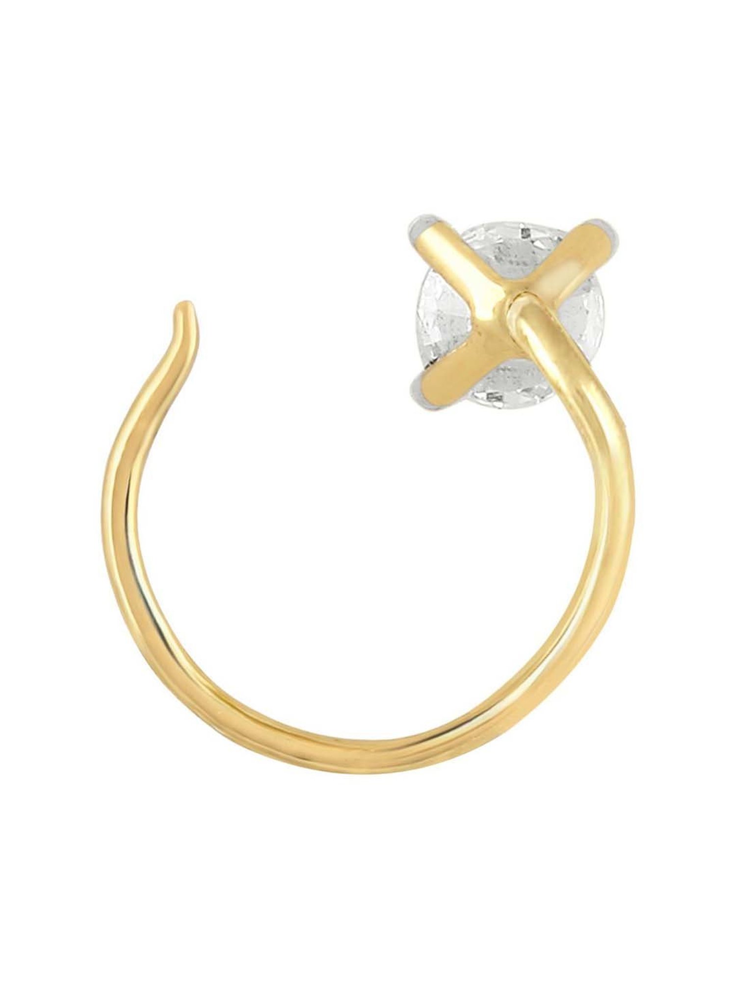 Joyalukkas 18k Gold & Diamond Nosepin