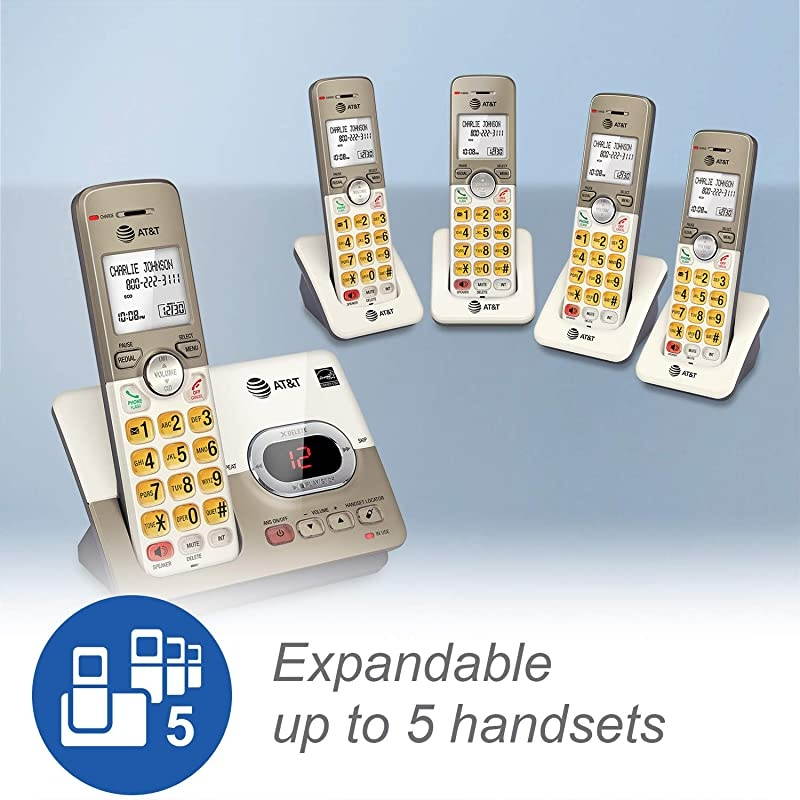 EL51103 DECT 60 Phone with Caller IDCall Waiting 1 Cordless Handset Silver
