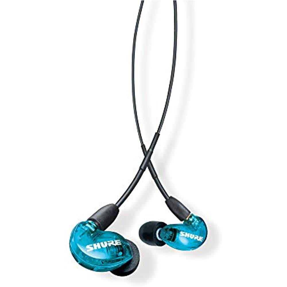 Shure SE215 Special Edition Earphones with Remote & Mic Cable, Blue