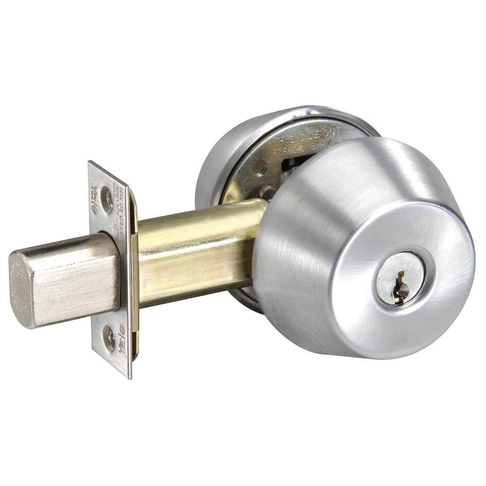 Deadbolt, Double Cylinder, Satin Chrome