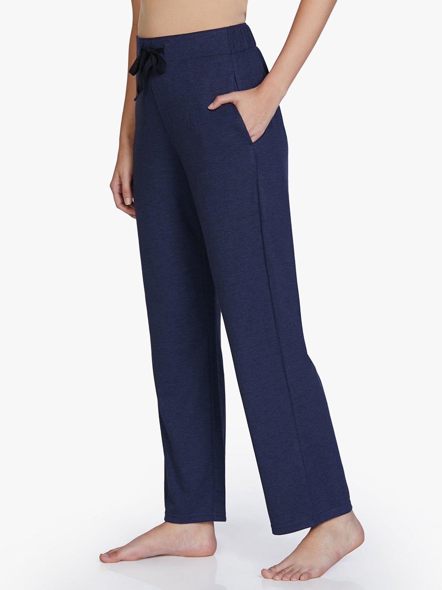 Amante Navy Textured Pyjamas