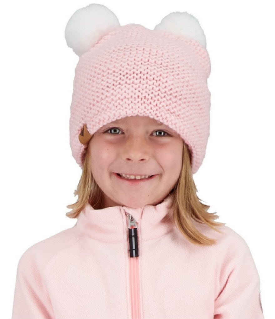 Obermeyer Little/Big Girls Glen Faux-Fur Pom-Pom Beanie