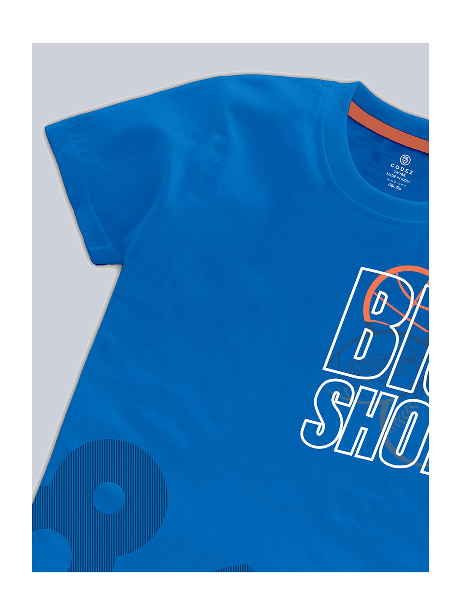 Codez Kids Blue Printed T-Shirt (Pack Of 2)