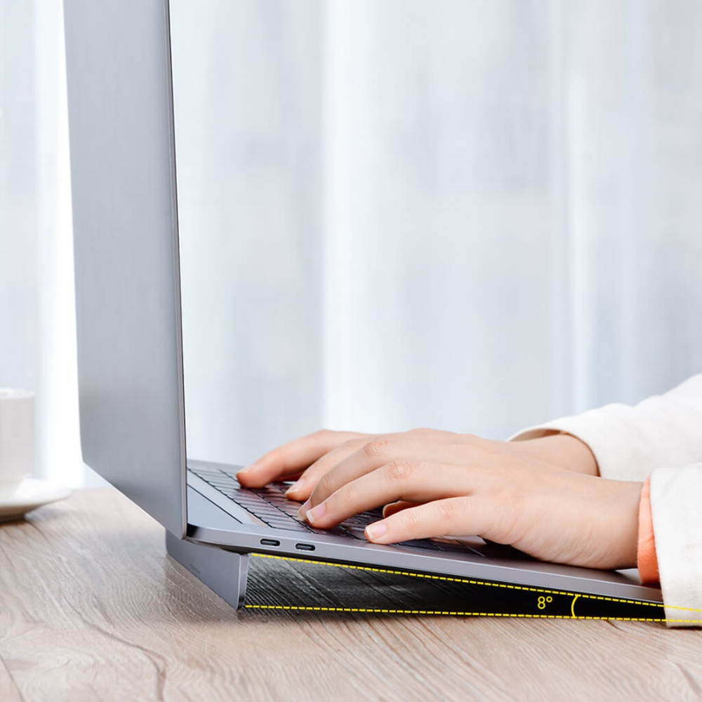 Xiaomi Youpin Baseus Laptop Stand 8&deg; Inclination Angle for 11.6-17 inch Laptop Slim Stand Adjustable Aluminum Laptop Riser