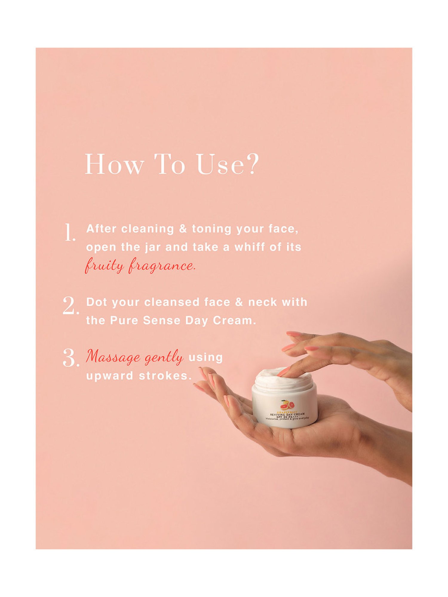 Pure Sense Grapefruit Reviving Day Cream - 50g