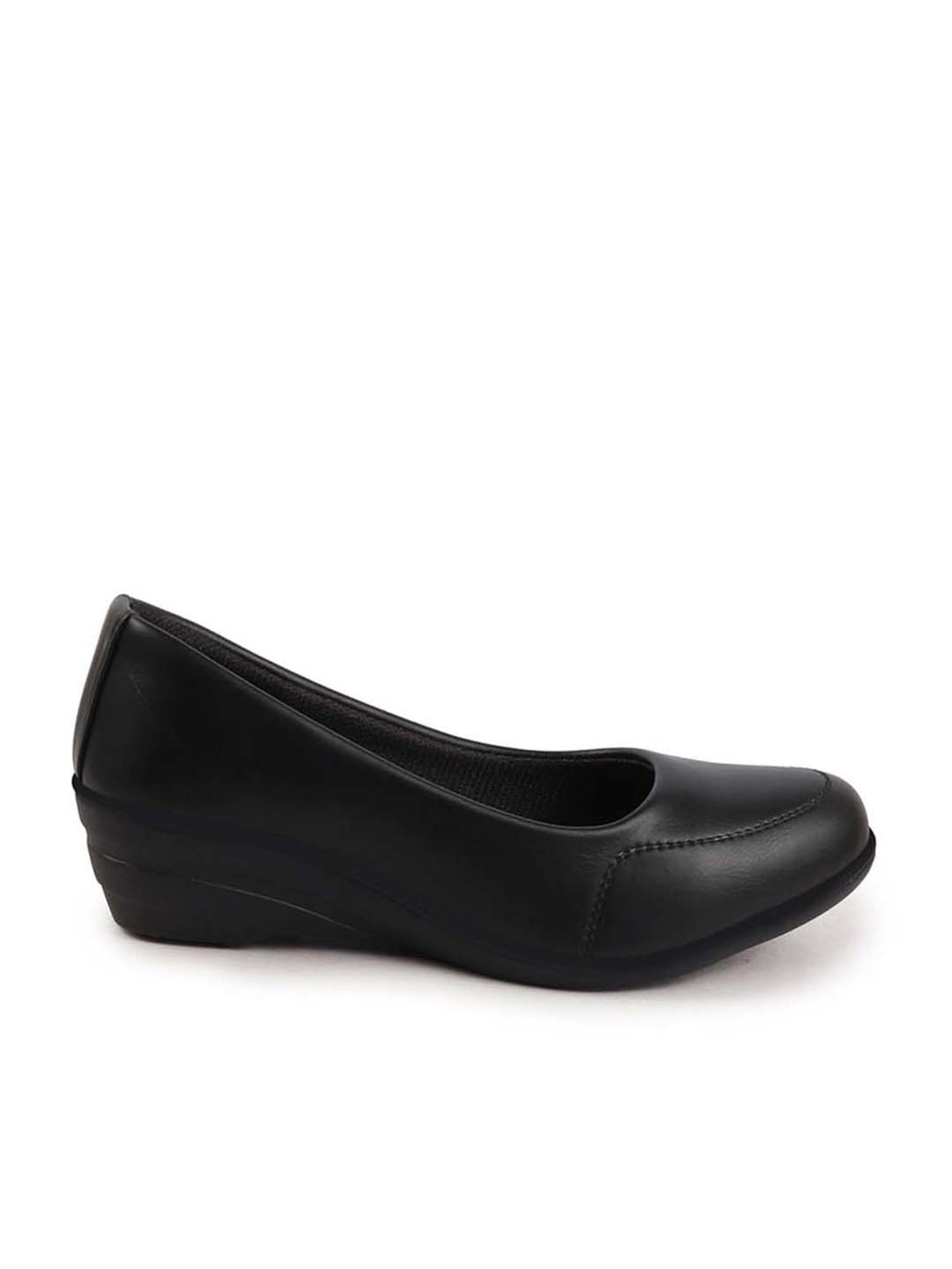 Fausto Women's Black Wedge Ballets