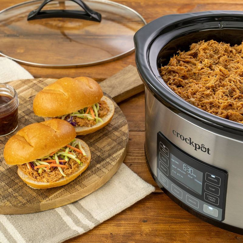 Crock Pot 6qt My Time  Slow Cooker - Silver