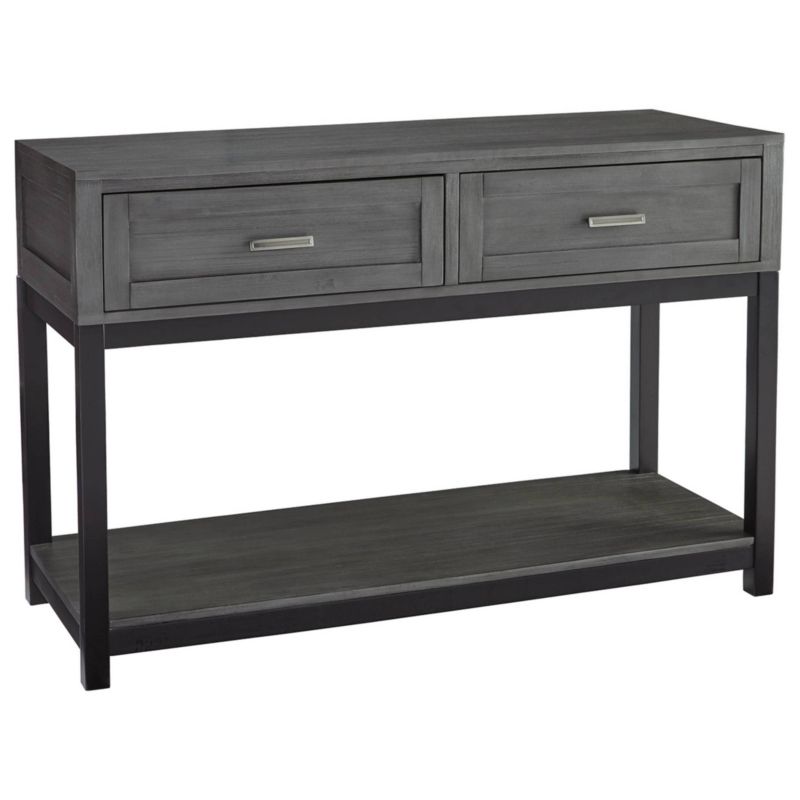 Caitbrook Sofa/Console Table Gray/Black - Signature Design by Ashley