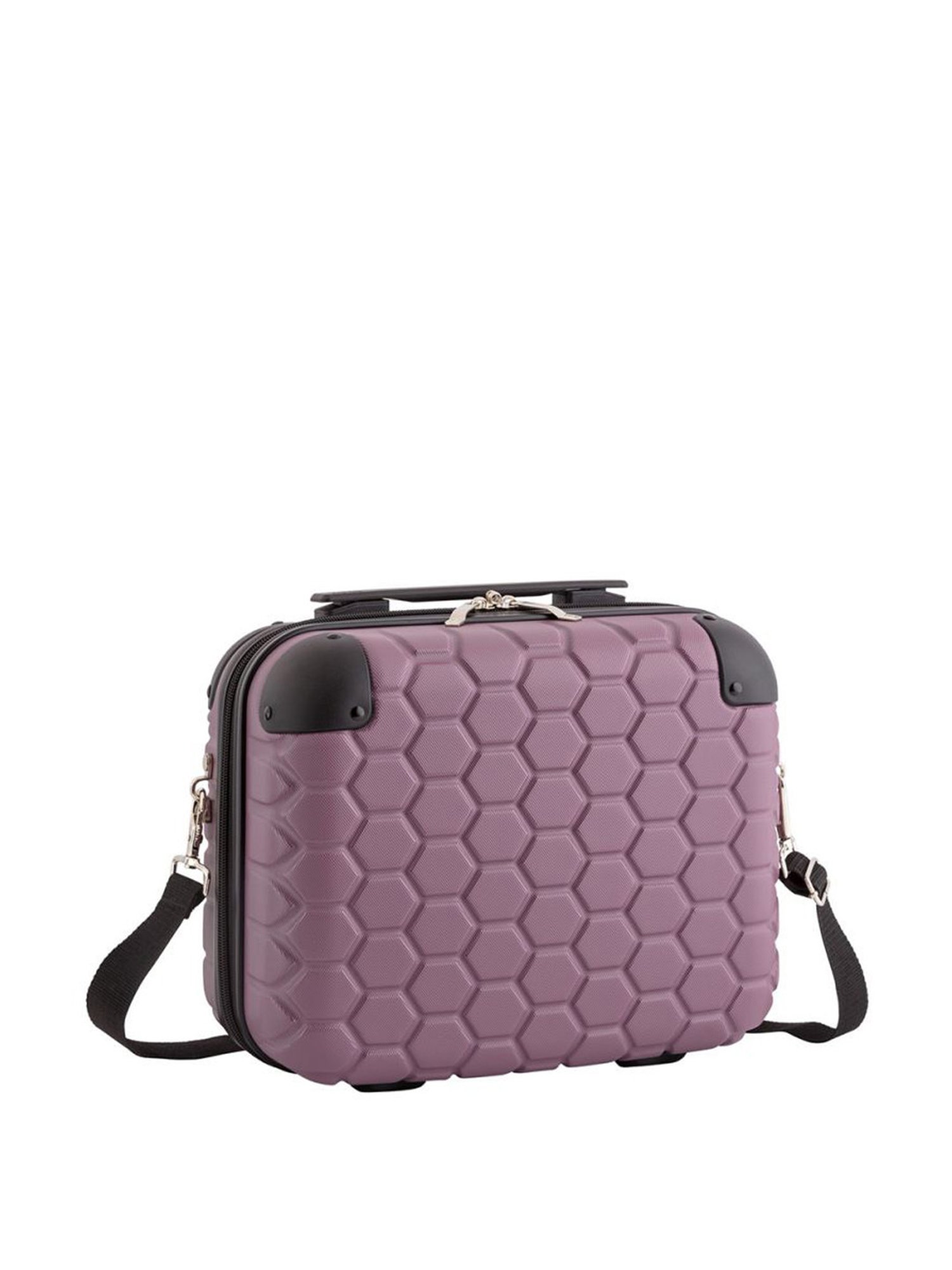 Carpisa Gotech Mauve Polycarbonate Textured Beauty Case