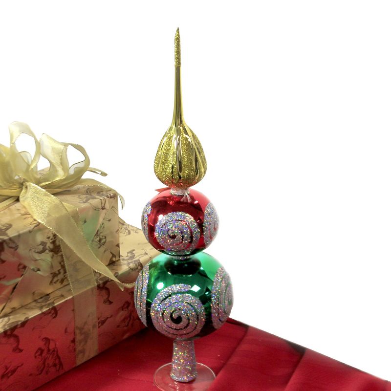 Larry Fraga Swirl Finial Christmas Tree Topper  -  Tree Toppers