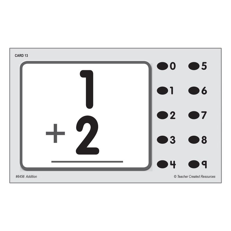 Teacher Created Resources Power Pen Learning Math Quiz Cards - Addition, Subtraction & Pen