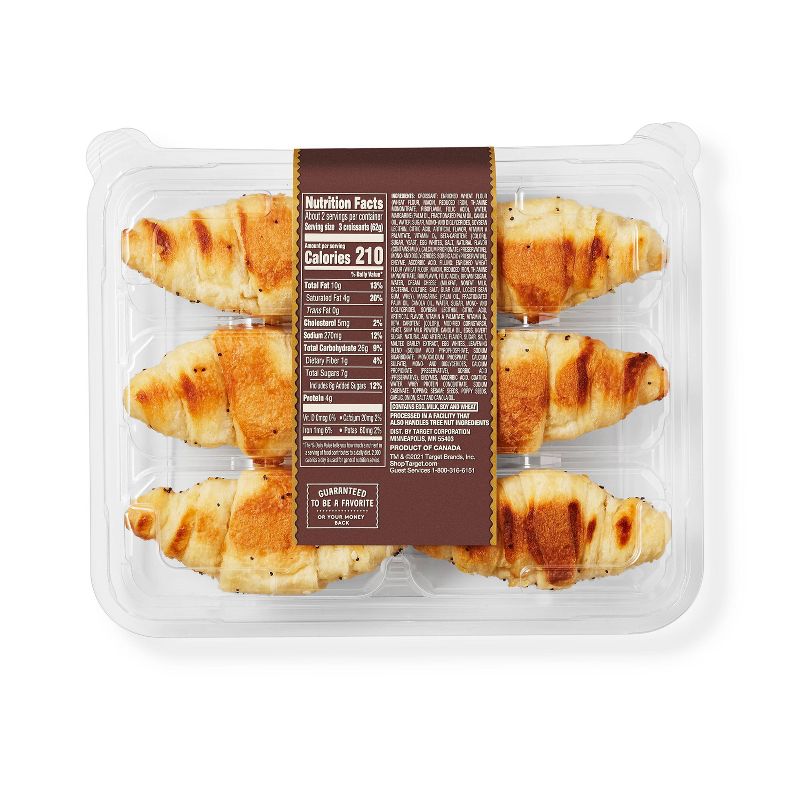 Everything Bagel Petite Croissants - 4.34oz/6ct - Favorite Day™