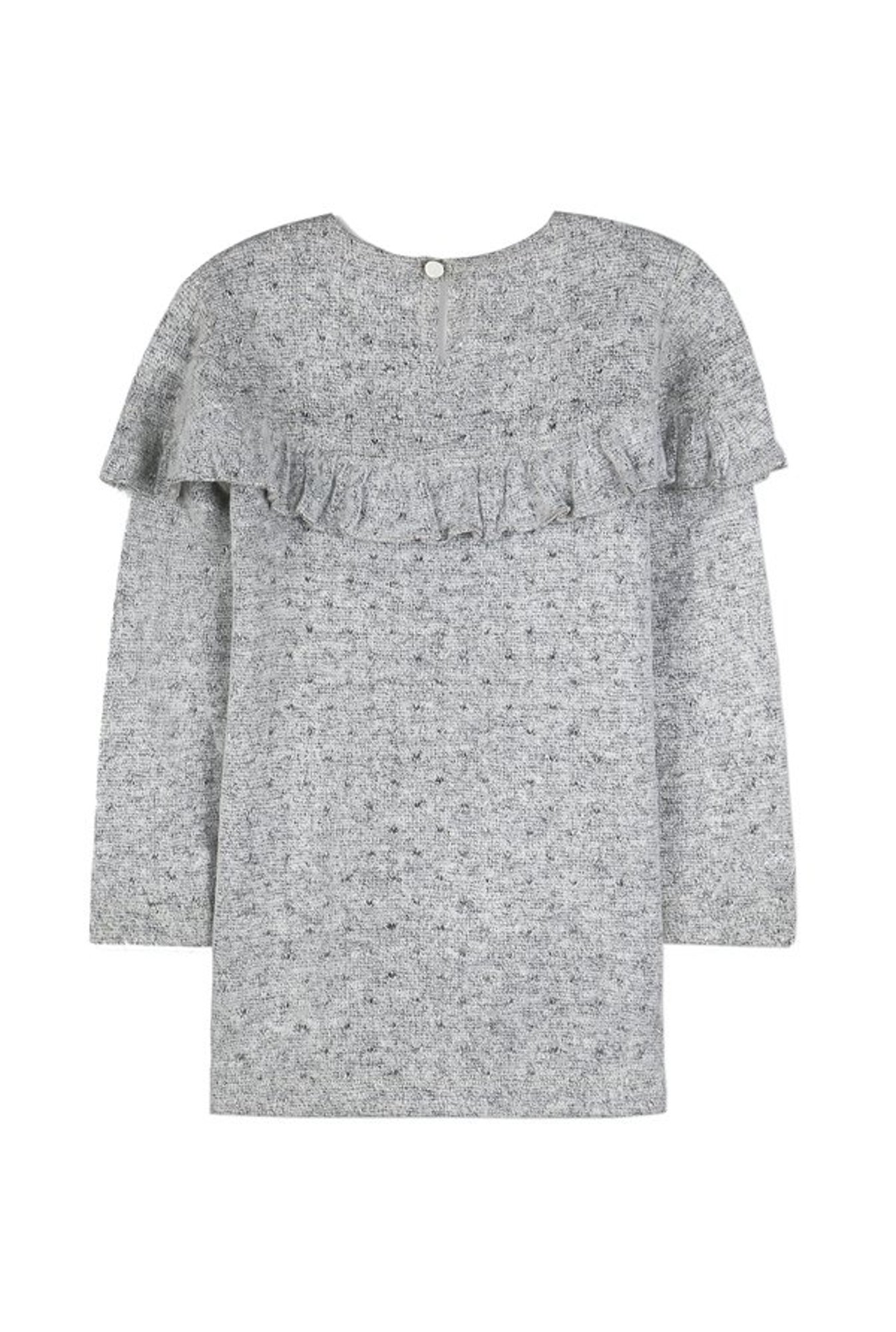 Cherry Crumble By Nitt Hyman Kids Grey & White Dress