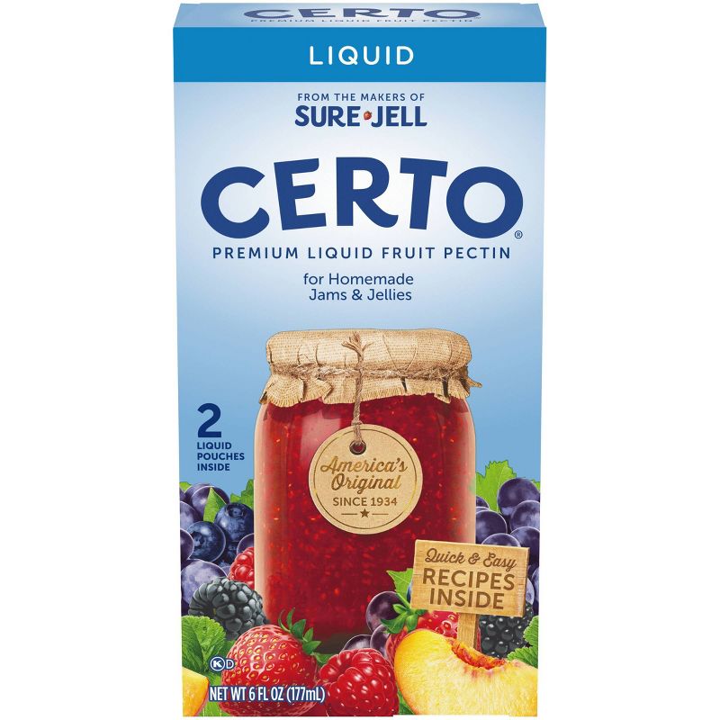 Certo Fruit Pectin Liquid - 6oz