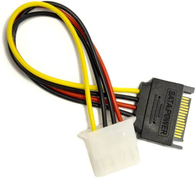 6-Pack PCIe 4-Pin MOLEX PCI-E 16x to 1x Powered Riser Adapter Card w/ 60cm USB 3.0 Extension Cable & MOLEX to SATA Power Cable - GPU Riser Adapter Ethereum Mining ETH