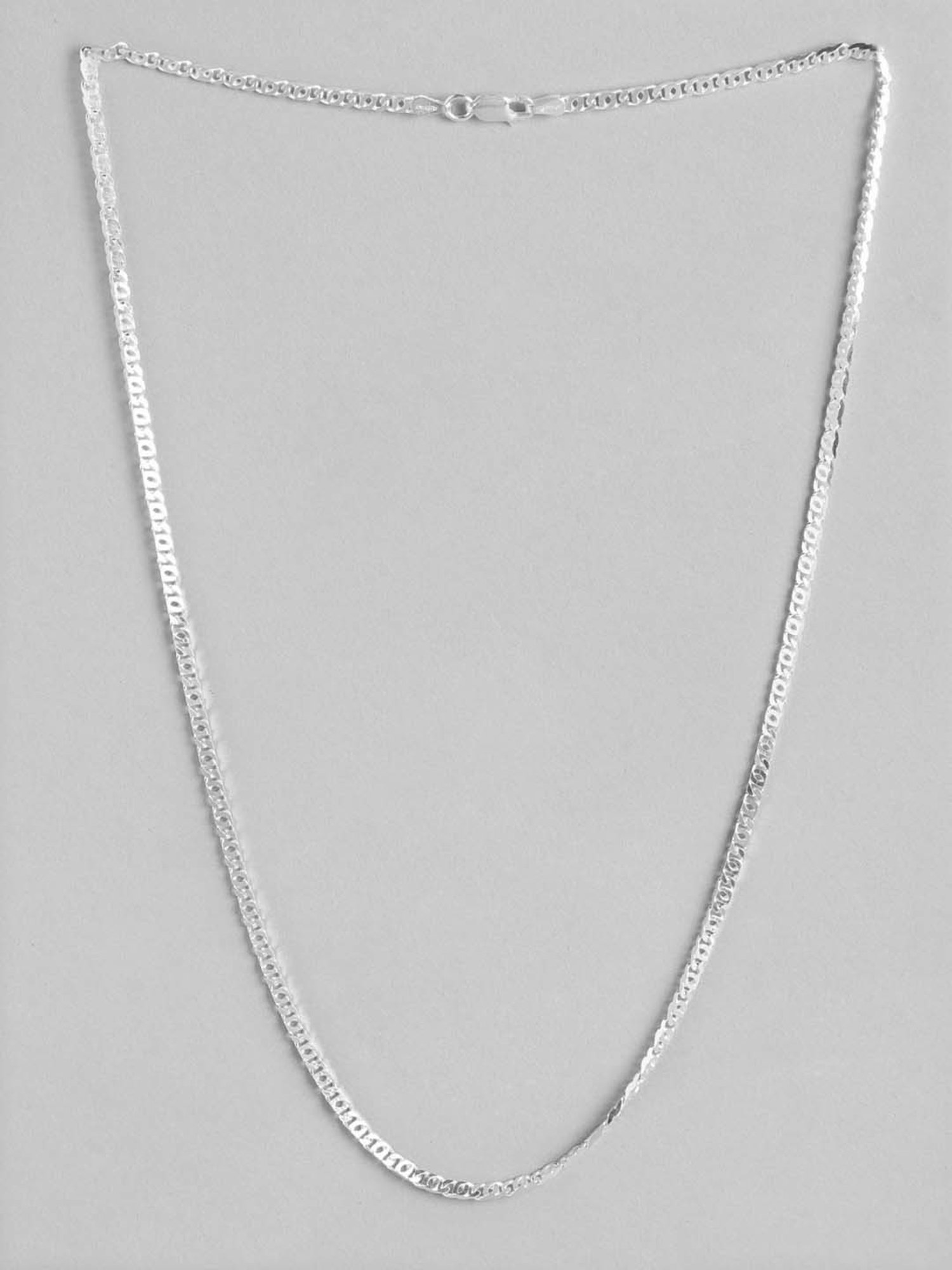 Zavya 925 Silver Royal Links Link Chain with Lobster Claw for Men for Men