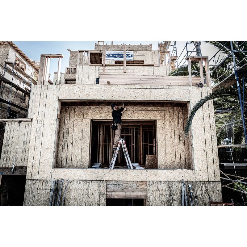 Little Giant Ladder Systems 300 lb ANSI Type IA rated Aluminum Ladder Gray