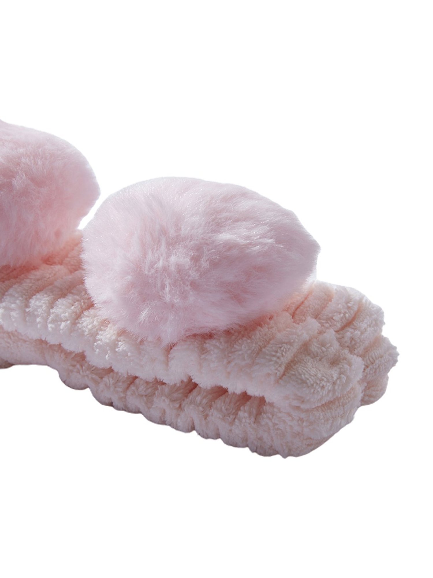 Studiowest by Westside Light Pink Pom Pom Design Makeup Band